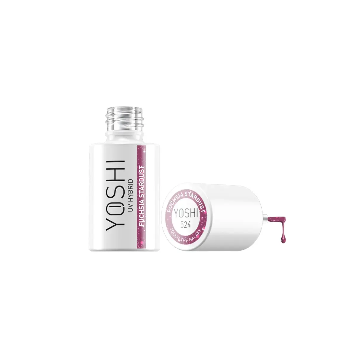 Lakier Hybrydowy UV LED Fuchsia Stardust 6 ml - 524