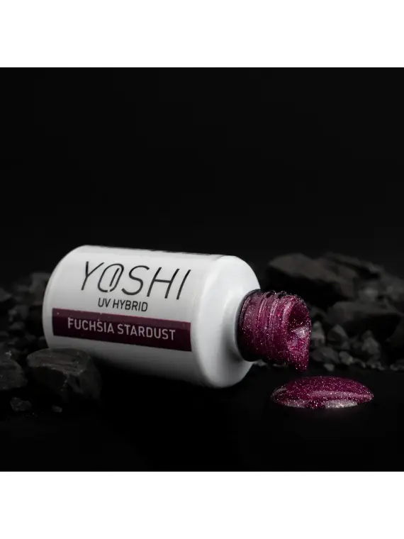 Lakier Hybrydowy UV LED Fuchsia Stardust 6 ml - 524