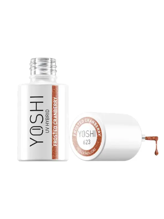 Lakier Hybrydowy UV LED Frosted Cranberry 6 ml - 623