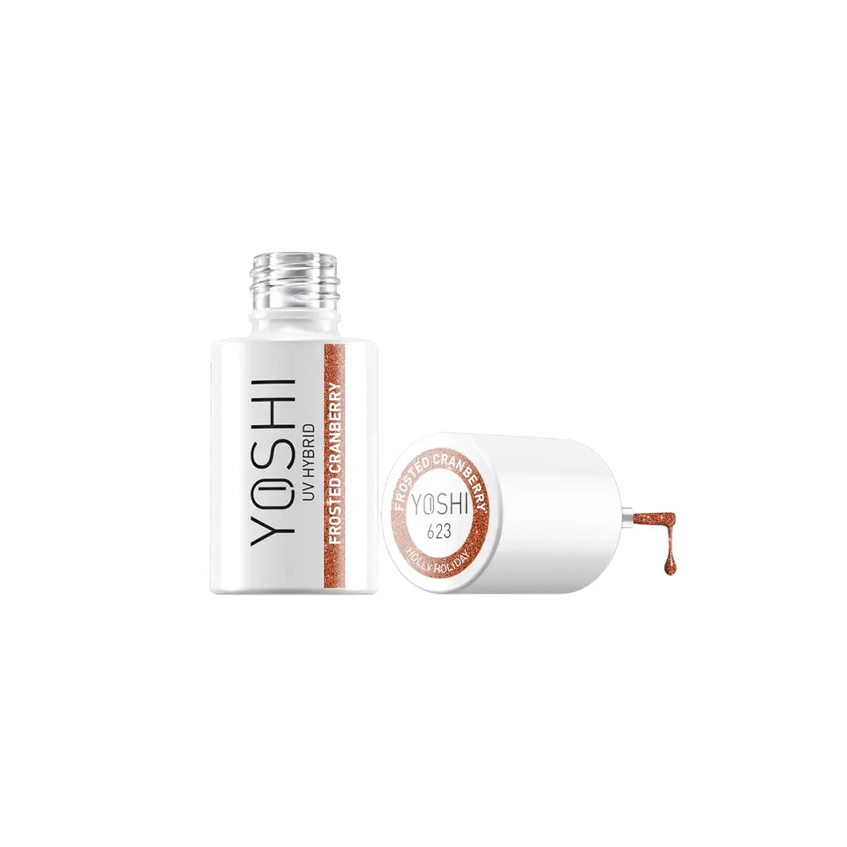 Lakier Hybrydowy UV LED Frosted Cranberry 6 ml - 623
