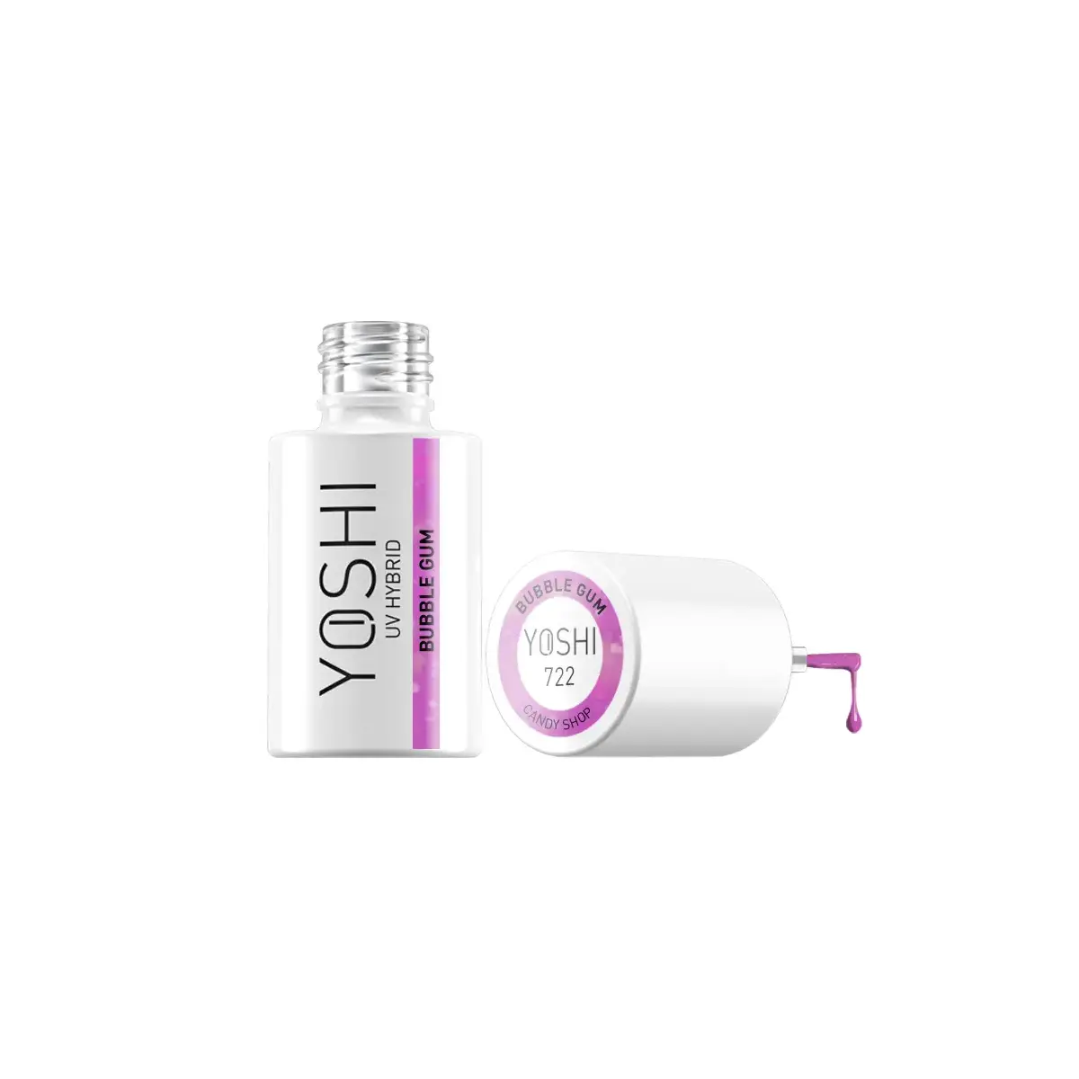 Lakier Hybrydowy UV LED Bubble Gum 6 ml - 722