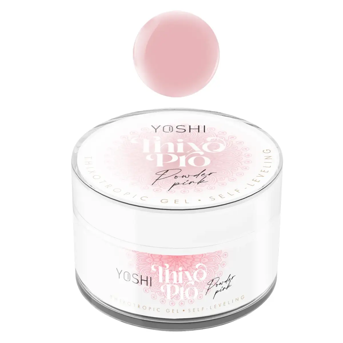 Żel samopoziomujący Thixo PRO Żel UV LED Powder Pink 50ml
