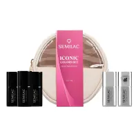Semilac zestaw Iconic Colors Set with a Travel Bag