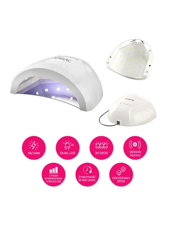 Semilac Zestaw do hybryd LOVE ME 24W/48 UV LED