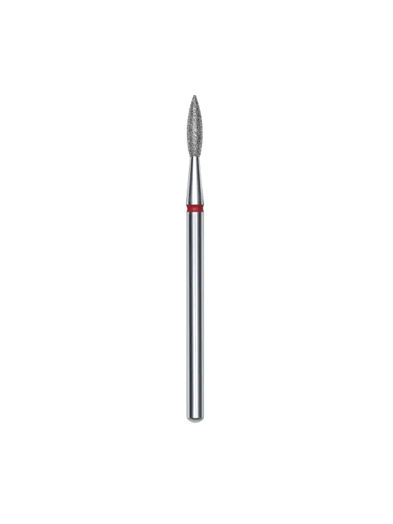 Frez Diamentowy Płomyk Ostry Czerwony Staleks FA11R021/8