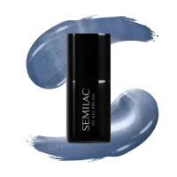 665 Semilac Lakier Hybrydowy Blueberry Gloss 7 ml