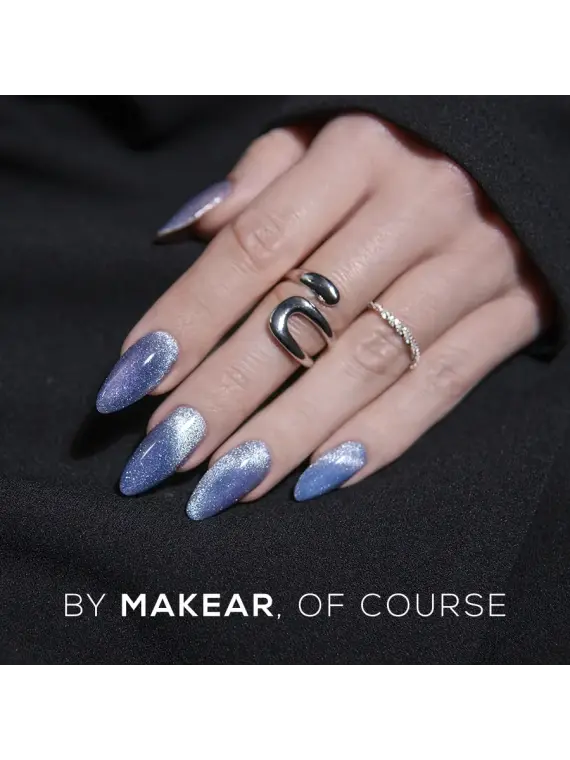 MCL04 Furry Blue - Lakier Hybrydowy Makear Cat Eye 8ml
