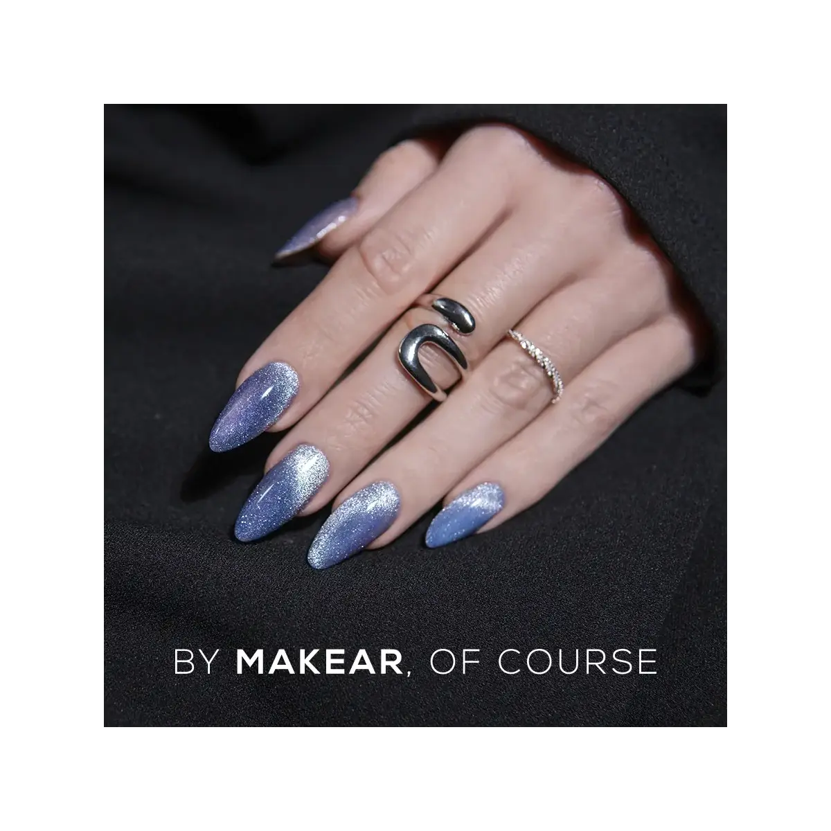 MCL04 Furry Blue - Lakier Hybrydowy Makear Cat Eye 8ml