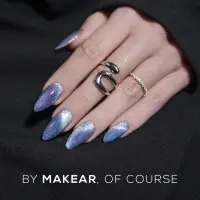 MCL04 Furry Blue - Lakier Hybrydowy Makear Cat Eye 8ml