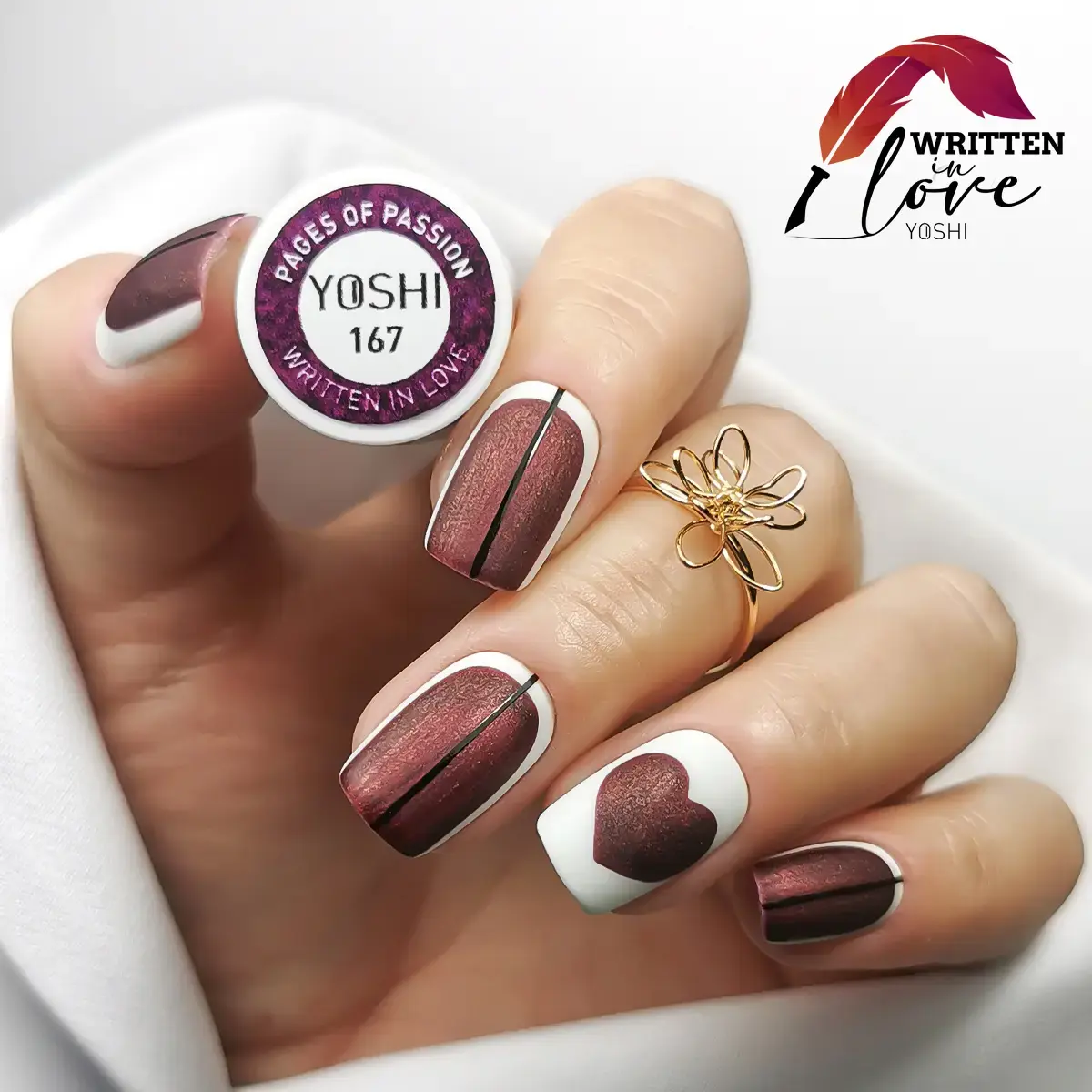 Lakier Hybrydowy UV LED Pages of Passion 6 ml – 167